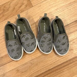 Size 8 toddler slip on - Dino print